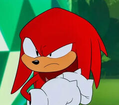 knuckles the echidna from sonic the hedgehog